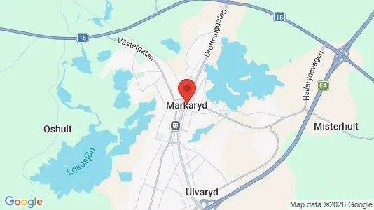 Apartments for rent in Markaryd - Photo from Google Street View