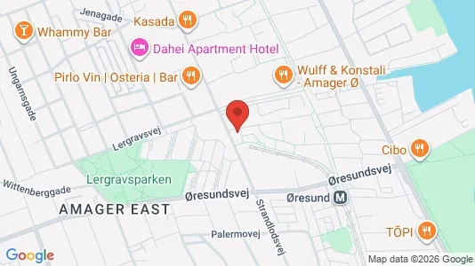 Apartments for rent i Copenhagen S - kort over placeringen