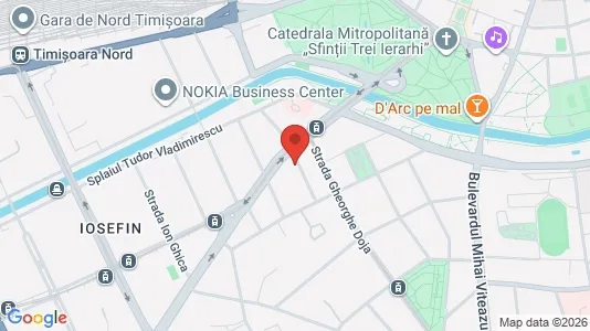 Apartments for rent i Timişoara - kort over placeringen