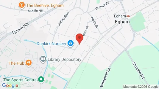 Apartments for rent i Egham - Surrey - kort over placeringen