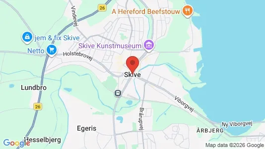 Apartments for rent in Skive - Photo from Google Street View
