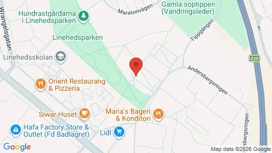 Apartments for rent i Halmstad - kort over placeringen