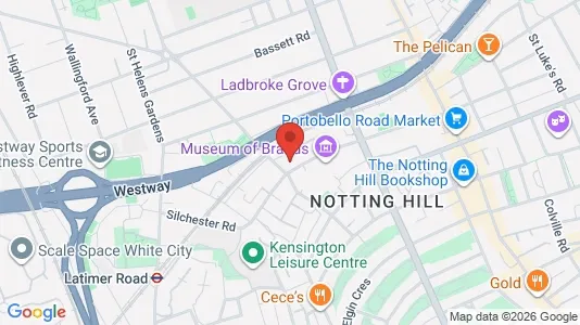 Apartments for rent i London W11 - kort over placeringen