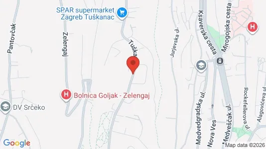 Apartments for rent i Sljeme (Medvednica-Tomislavac) - kort over placeringen