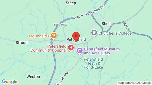 Apartments for rent i Petersfield - Hampshire - kort over placeringen