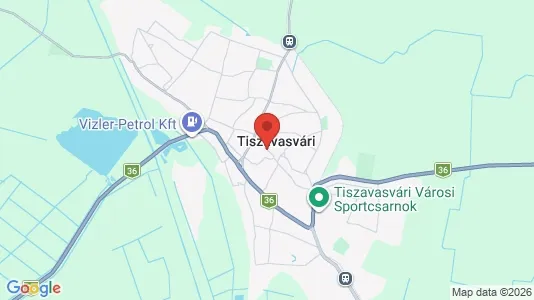 Houses for rent i Tiszavasvári - kort over placeringen