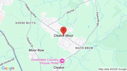 Apartments for rent i Cleator Moor - Cumbria - kort over placeringen
