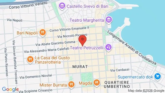 Rooms for rent i Bari - kort over placeringen