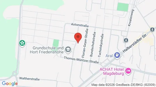 Apartments for rent i Magdeburg - kort over placeringen
