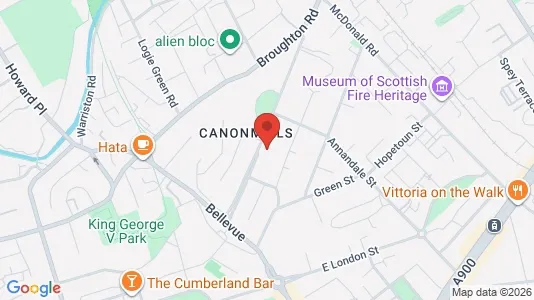 Apartments for rent i Edinburgh - Midlothian - kort over placeringen