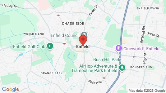Apartments for rent i Enfield - Middlesex - kort over placeringen