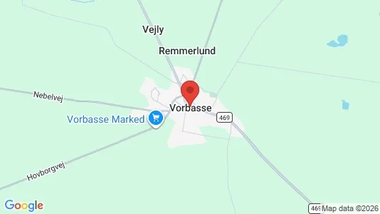 Apartments for rent i Vorbasse - kort over placeringen