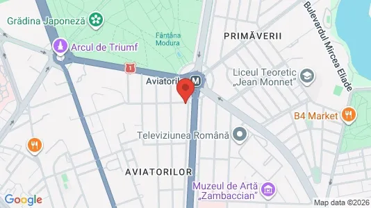 Apartments for rent i Bucharest - Sectorul 1 - kort over placeringen