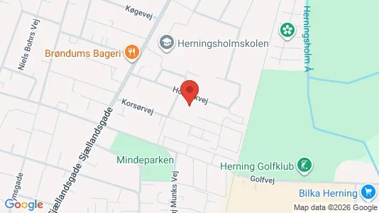 Apartments for rent i Herning - kort over placeringen