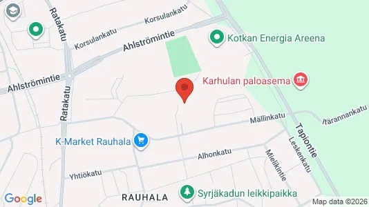 Apartments for rent i Kotka - kort over placeringen
