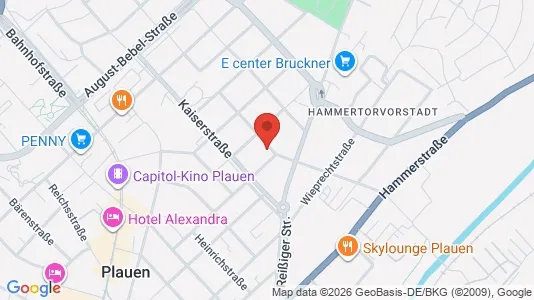 Apartments for rent i Vogtlandkreis - kort over placeringen