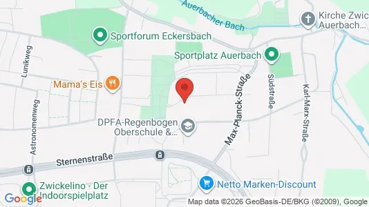 Apartments for rent i Zwickau - kort over placeringen