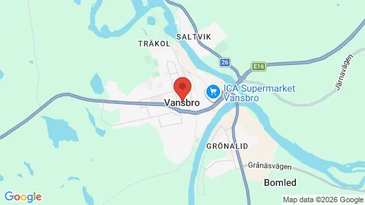 Apartments for rent in Vansbro - Photo from Google Street View