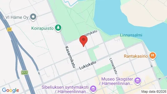 Apartments for rent i Hämeenlinna - kort over placeringen