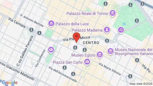 Apartments for rent i Turin - kort over placeringen