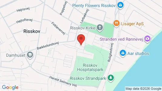 Apartments for rent i Risskov - kort over placeringen