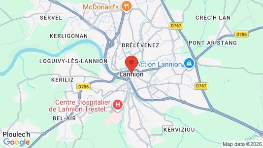 Apartments for rent in Lannion - Photo from Google Street View