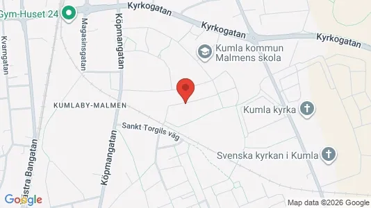 Apartments for rent i Kumla - kort over placeringen