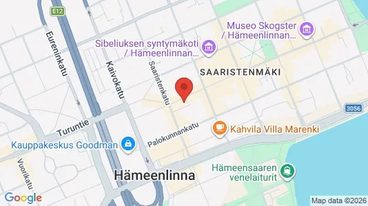 Apartments for rent i Hämeenlinna - kort over placeringen