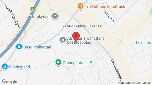 Apartments for rent i Trollhättan - kort over placeringen