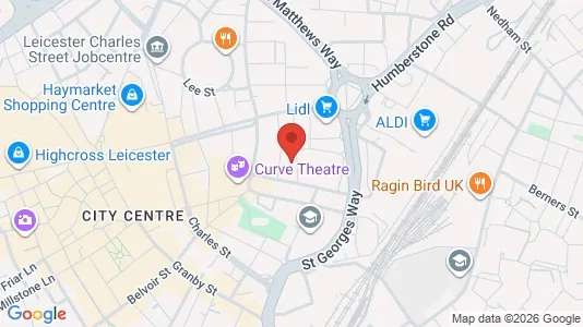 Apartments for rent i Leicester - Leicestershire - kort over placeringen