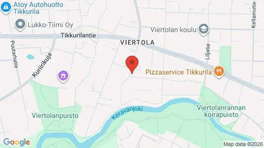 Apartments for rent i Vantaa - kort over placeringen