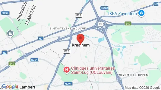 Apartments for rent i Kraainem - kort over placeringen