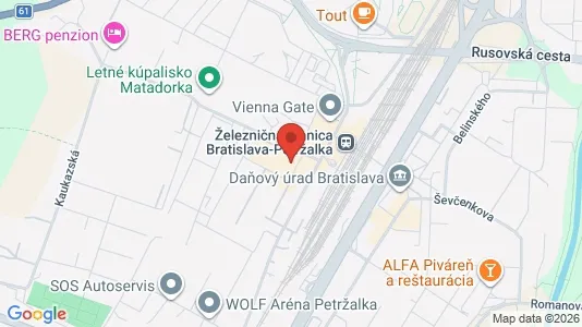 Apartments for rent in Bratislava Petržalka - Photo from Google Street View
