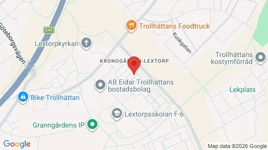 Apartments for rent i Trollhättan - kort over placeringen