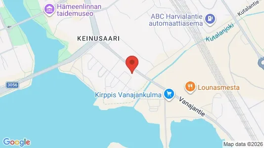 Apartments for rent i Hämeenlinna - kort over placeringen