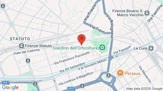 Apartments for rent i Florence - kort over placeringen