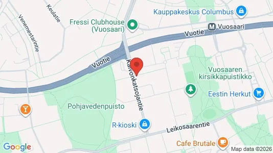 Apartments for rent i Helsinki Itäinen - kort over placeringen