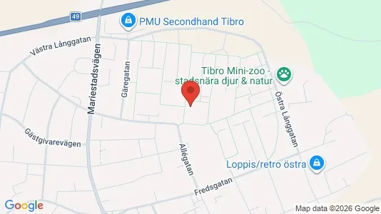 Apartments for rent i Tibro - kort over placeringen