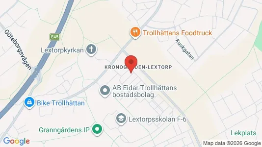 Apartments for rent i Trollhättan - kort over placeringen