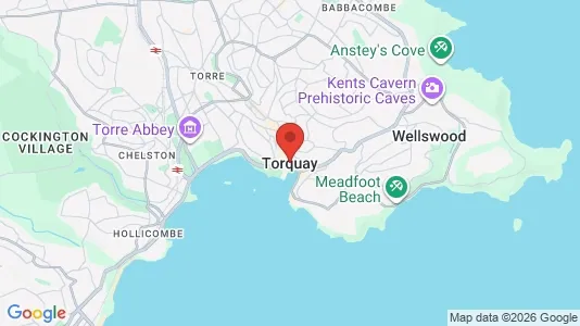 Apartments for rent i Torquay - Devon - kort over placeringen