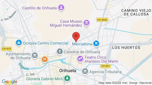 Apartments for rent in Orihuela - Photo from Google Street View