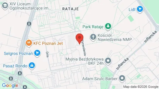 Apartments for rent in Poznań - Photo from Google Street View