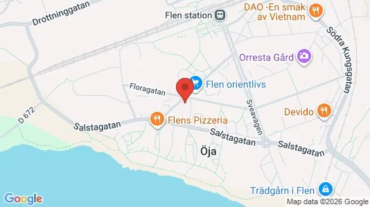Apartments for rent i Flen - kort over placeringen