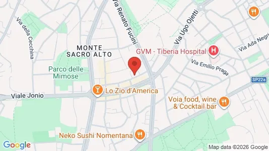 Apartments for rent i Roma Municipio IV – Tiburtino - kort over placeringen