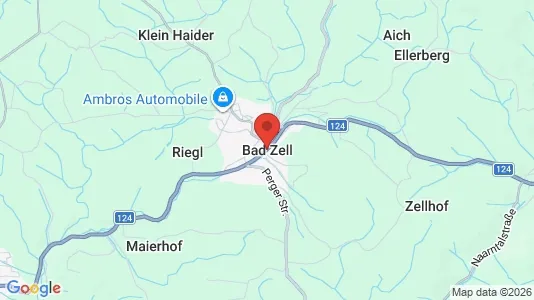 Apartments for rent i Bad Zell - kort over placeringen