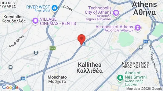 Houses for rent i Moschato-Tavros - kort over placeringen