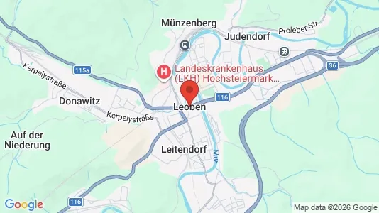 Houses for rent i Leoben - kort over placeringen
