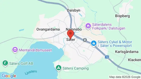 Apartments for rent in Säter - Photo from Google Street View
