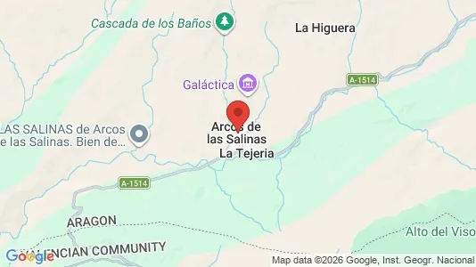 Houses for rent i Arcos de las Salinas - kort over placeringen