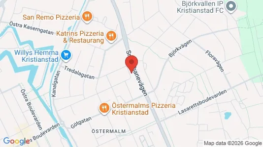 Apartments for rent in Kristianstad - Photo from Google Street View